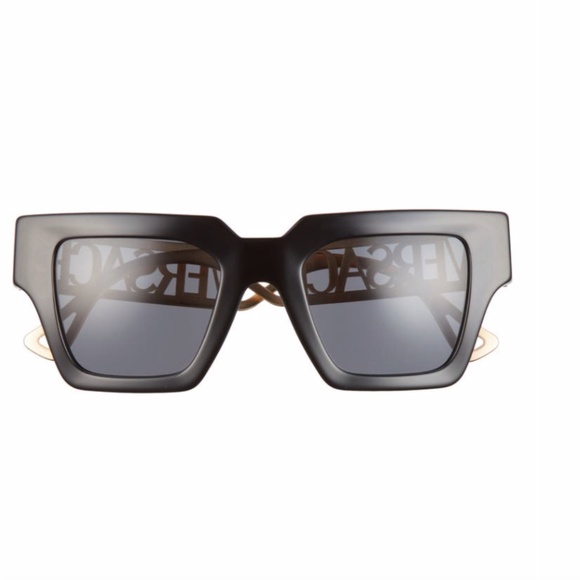 NEW VERSACE WOMEN’S SUNGLASSES VE4431 GB1/87 EYEWEAR VERSACE MOD 4431 BLACK main image 4